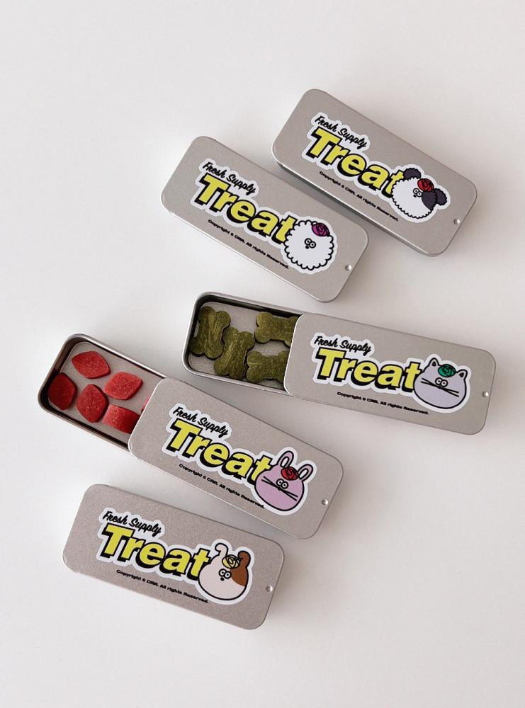 용용이와 친구들 포켓 스낵 틴케이스