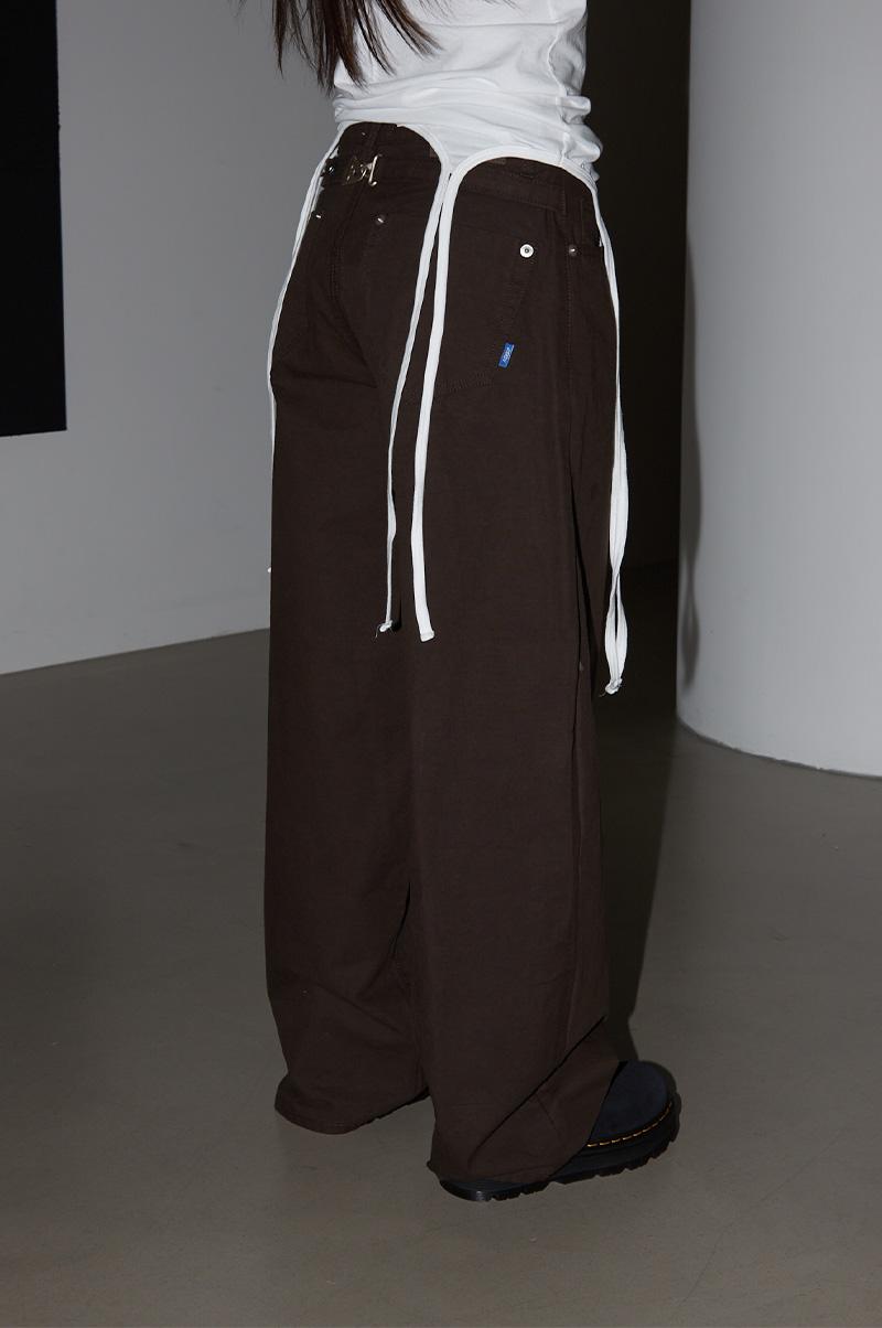 OOT BACK TAPE VINTAGE COTTON PANTS