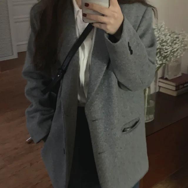 소프 wool jacket