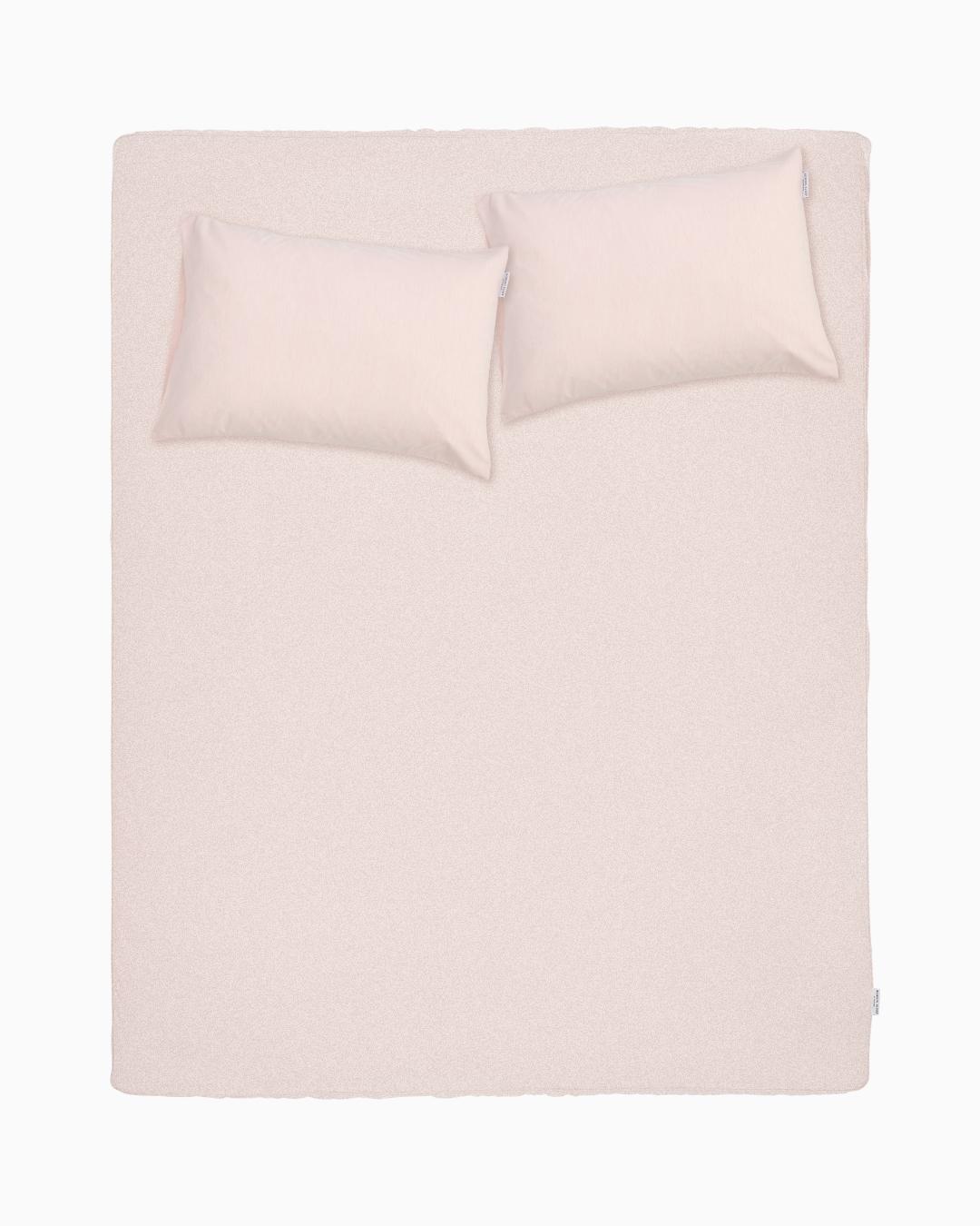 노르딕슬립 코튼 모달 매트리스 커버 멜란지 (발라드 핑크)