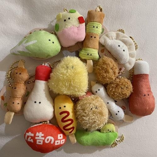 츠부라나) 귀여운 반찬 키홀더 14종