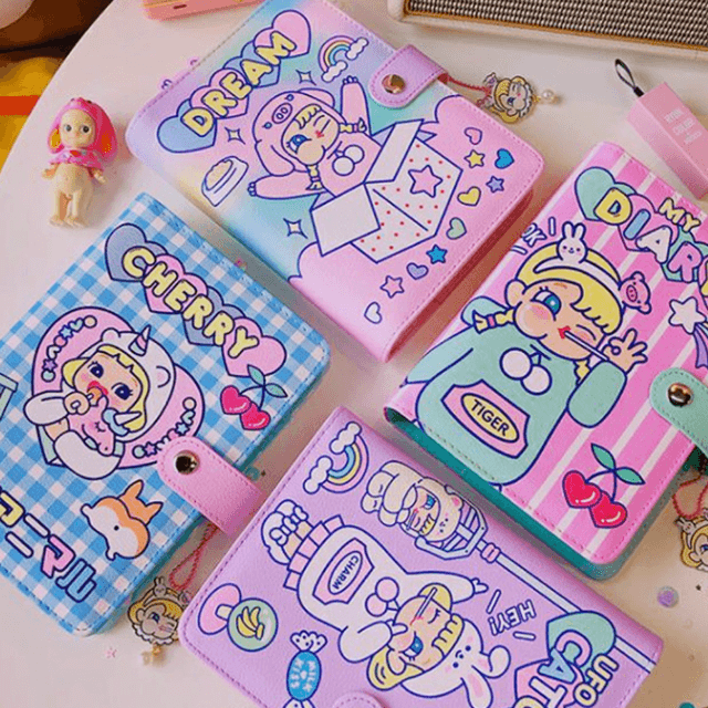 밀크조이 A6 6공 다이어리 꾸미기 세트 육공 다꾸 용품 10대 여자 친구 생일 선물