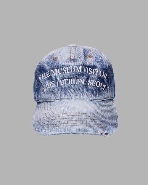 WASHED DENIM BALLCAP (WHITE BLUE)