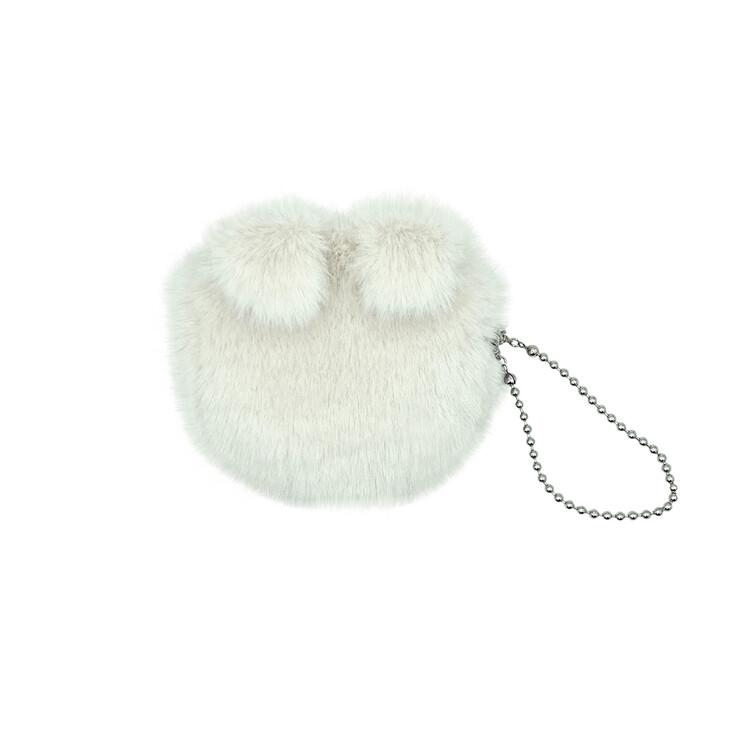 Puppy Coin Purse_Ivory