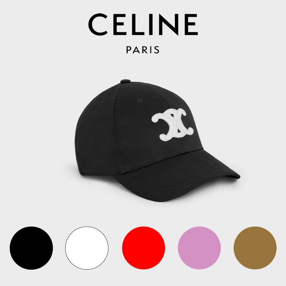 셀린느 트리오페 로고 볼캡 celine 트리옹프 코튼 야구 모자 2AUT6969P