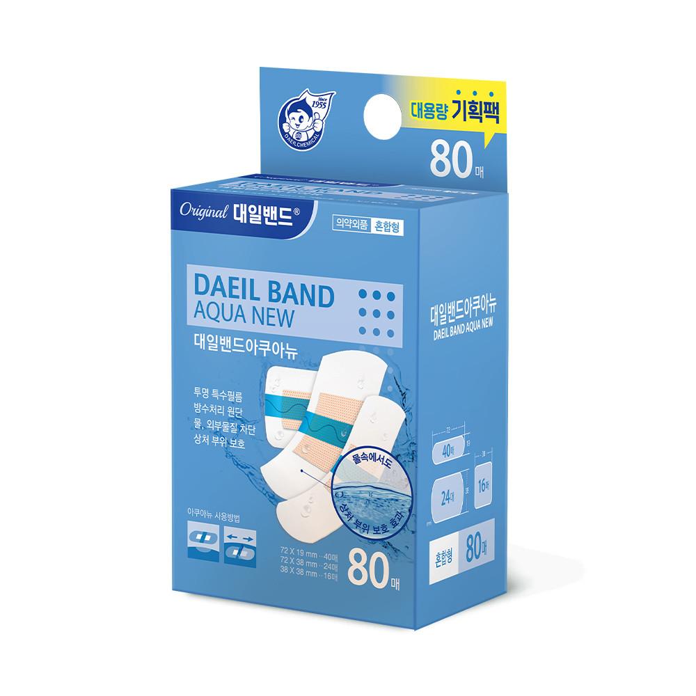 [도착보장] 대일밴드 아쿠아new 혼합형 80매