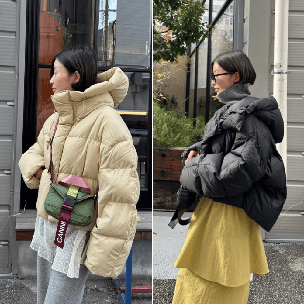 (조랑제작)조랑푸린나그랑패딩-덕다운100