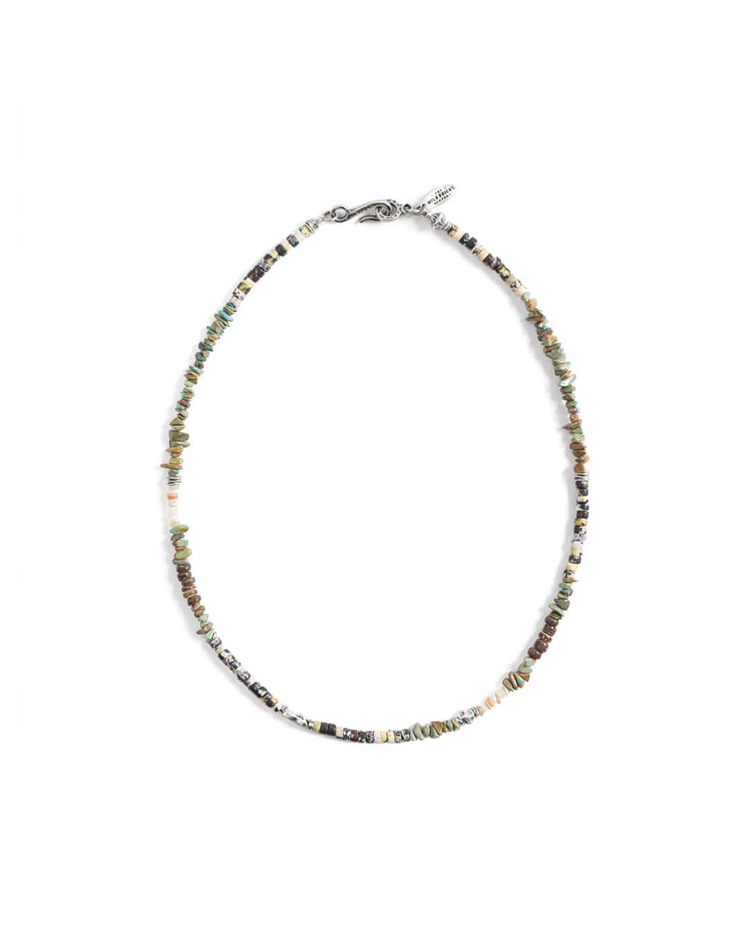 W23 ETHNIC NECKLACE (moss green)