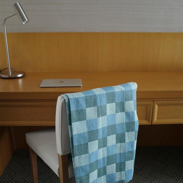 (restock) Blue patch blanket