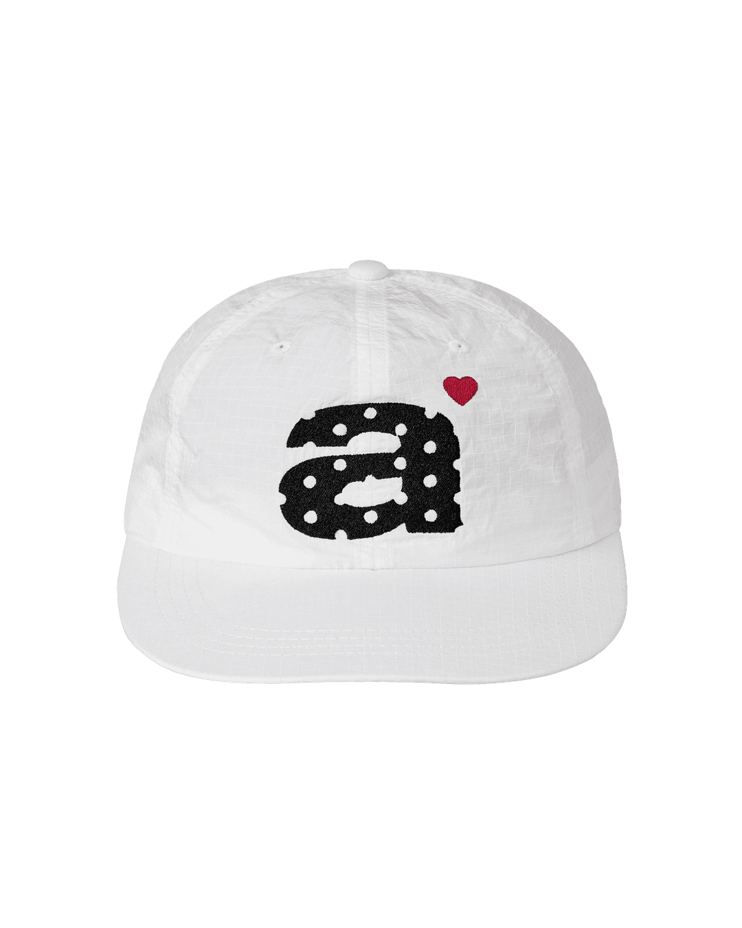 [5/16 예약발송] DOT SMALL LETTER NYLON CAP [WHITE]