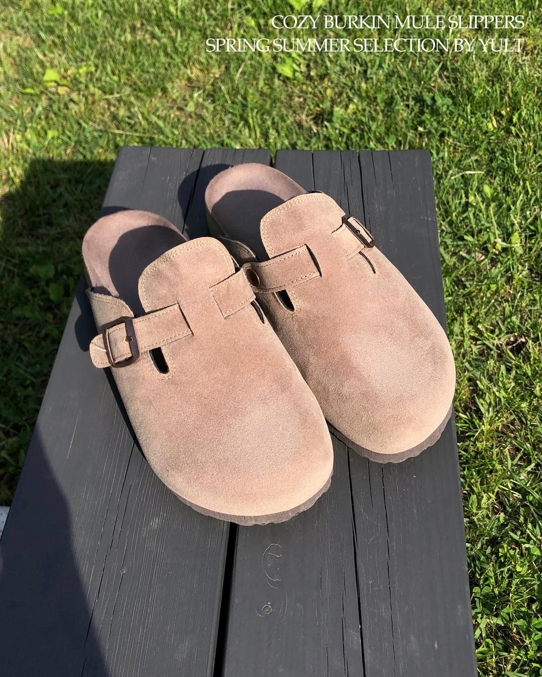 [실시간 문의폭주]Cozy Burkin Mule Slippers (2color)