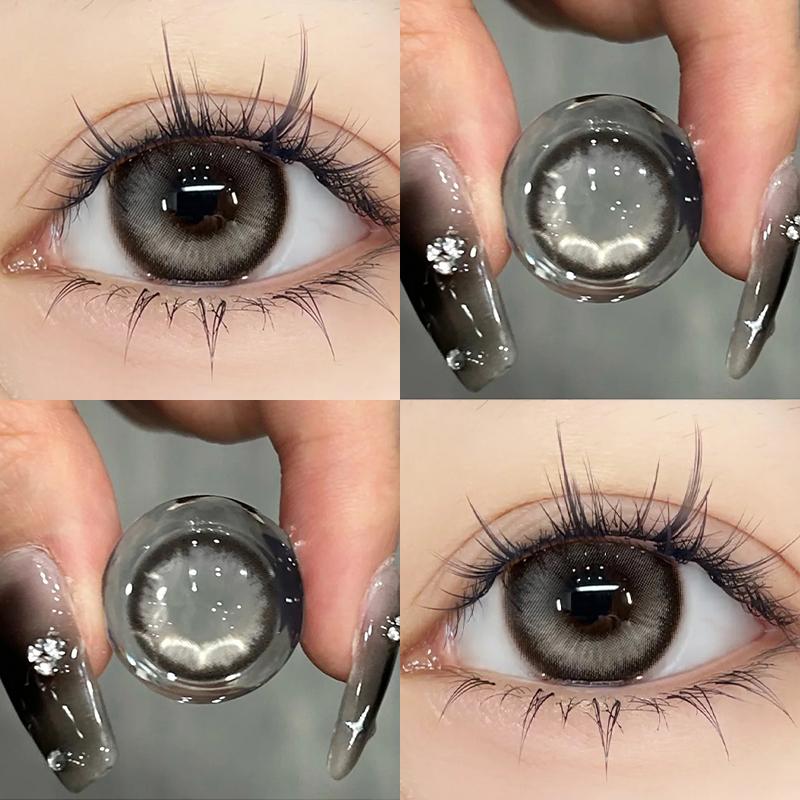 Mecha Gray 14.4mm Contact Lenses(1 day wear)