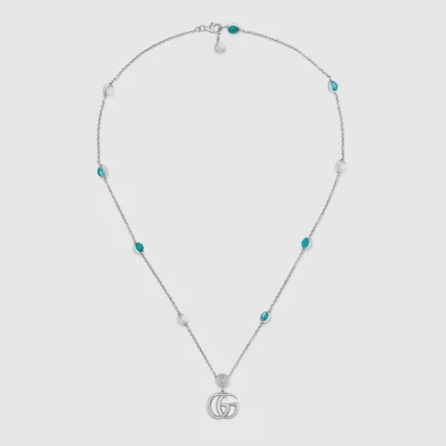 더블 G 자개 목걸이