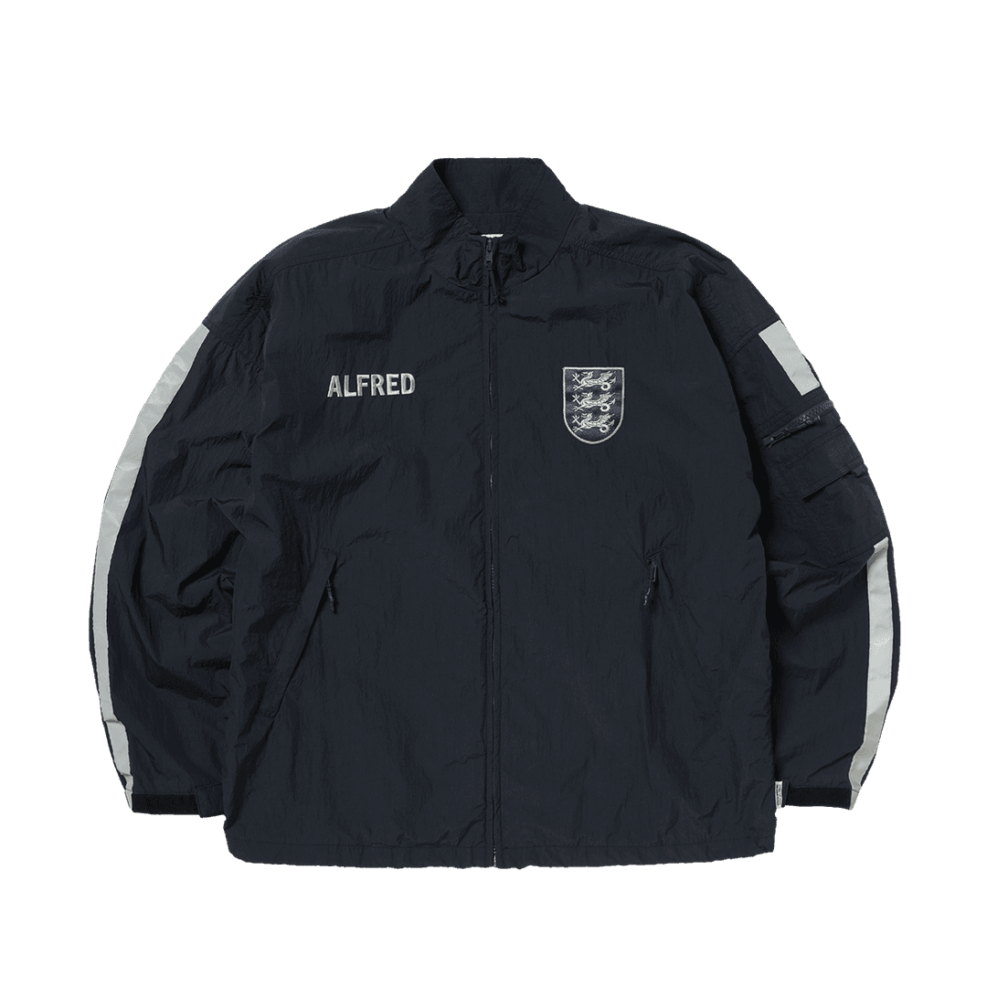 ALFRED EMBLEM TRACK SUIT JACKET / NAVY
