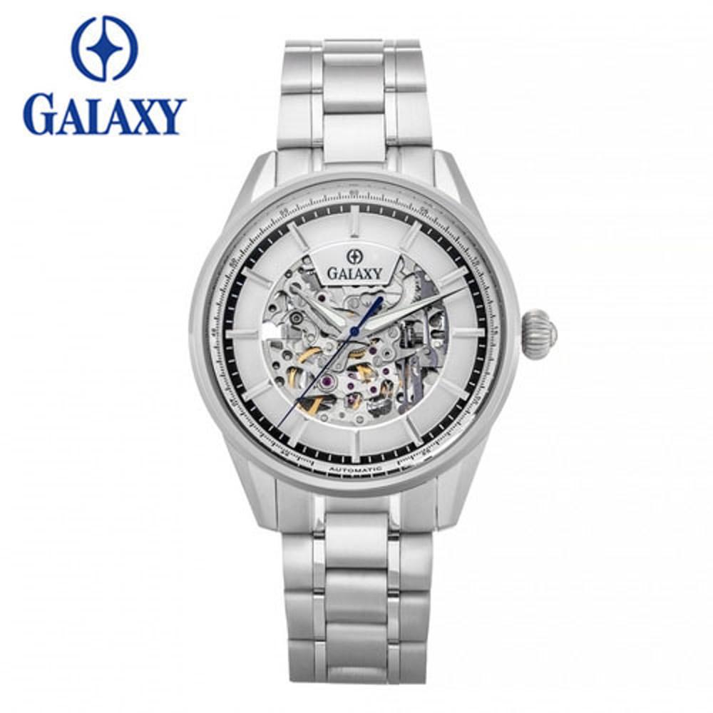 [갤럭시 GALAXY] QX7115MA 오토메틱 남자 럭셔리 메탈시계