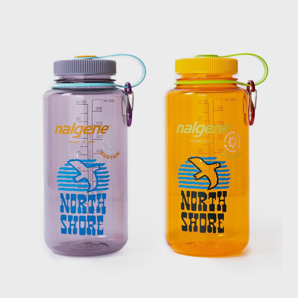 NORTH SHORE WATER BOTTLE 1L (AUBERGINE, CLEMENTINE)