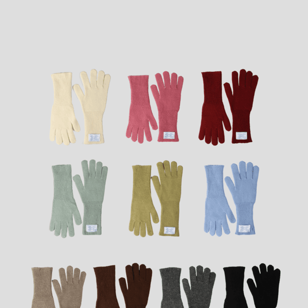 colorful label glove ( 10 color )