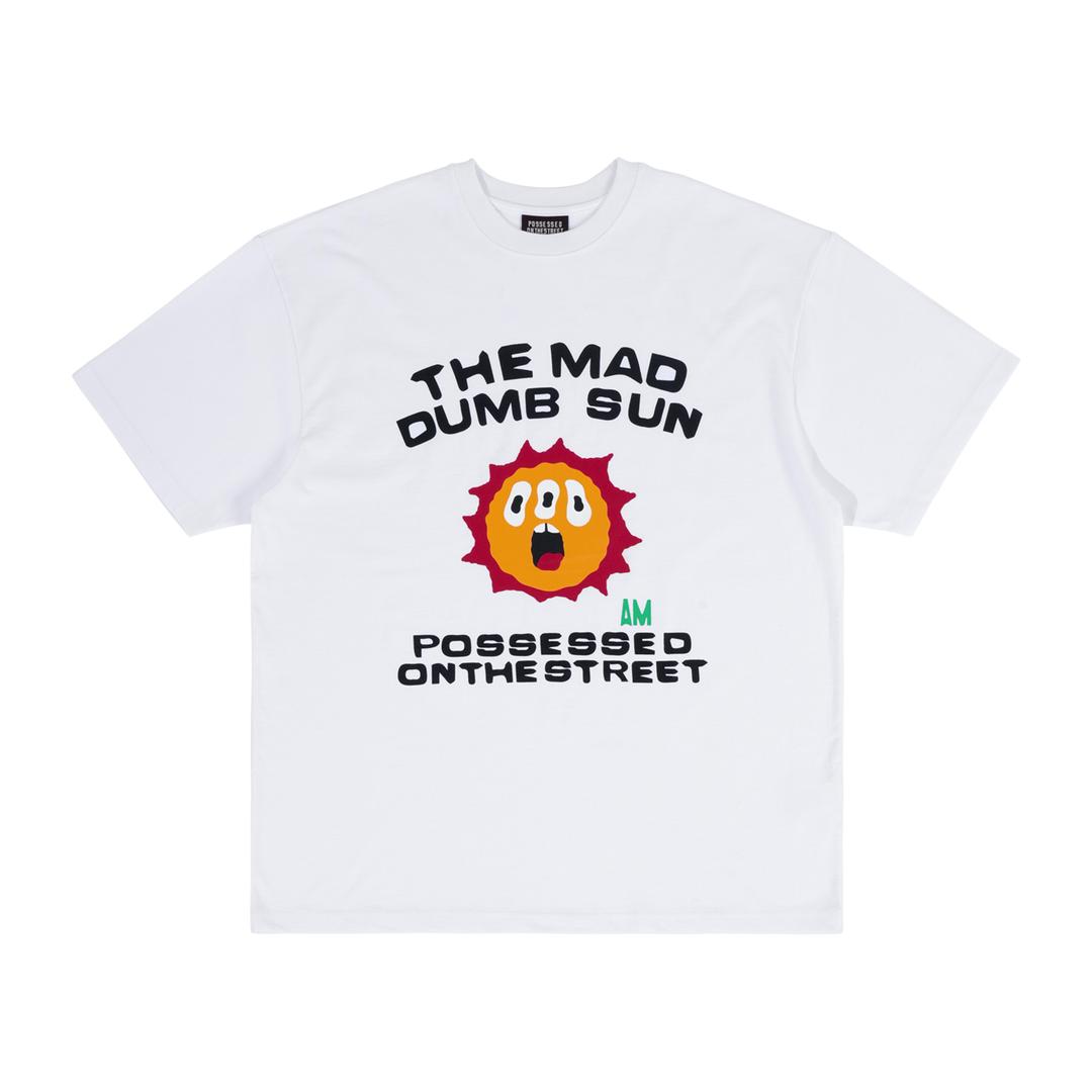 MAD DUMB SUN TEE [WHITE]