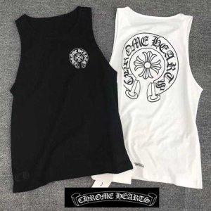 크롬하츠 말발굽로고 민소매 탱크탑 나시티 남녀공용