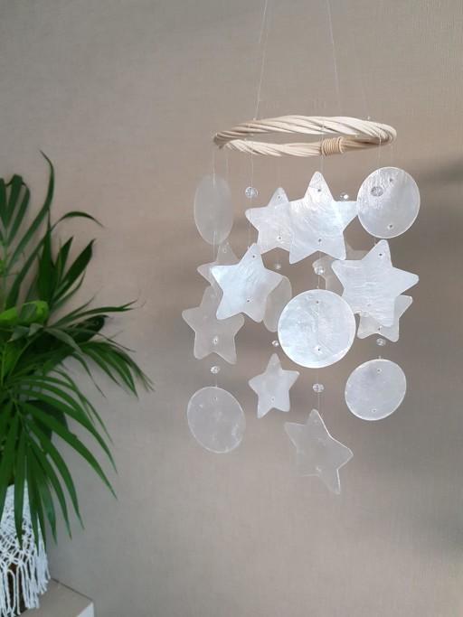 아기방 라탄자개모빌 미니썬캐쳐