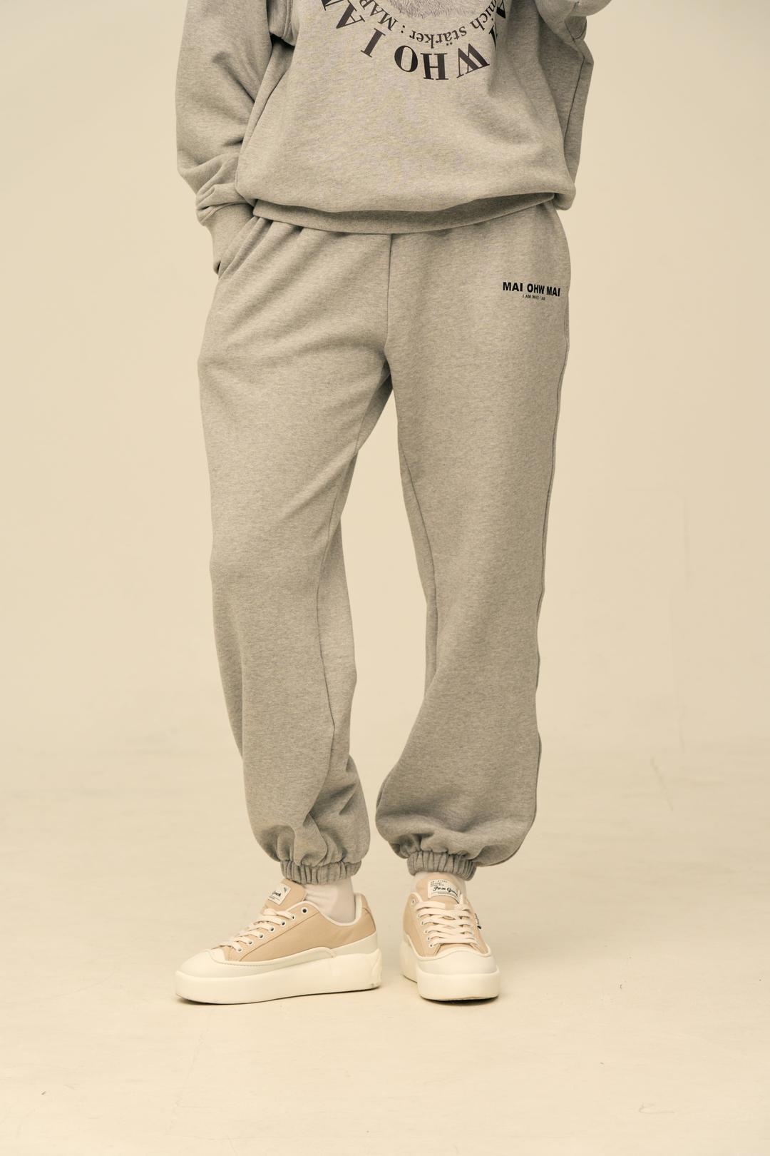 ORIGINAL LOGO JOGGER PANTS GREY