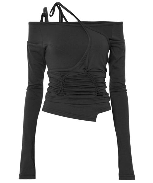 플레어업(FLAREUP)  [SET] Handmade Twisted Layered Long Sleeve (FL-138_Black) - 사이즈 & 후기 | 무신사