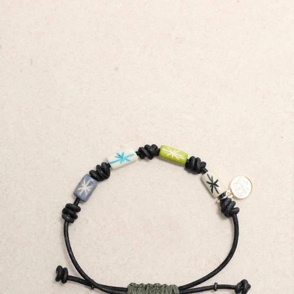 에스닉 선 팔찌 블랙