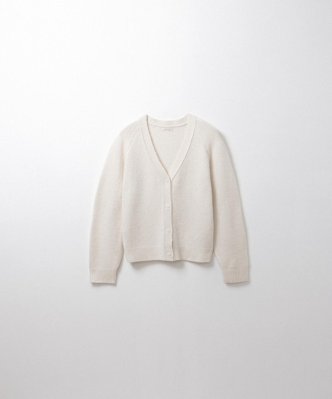 샌더 브이넥 가디건 (ivory)