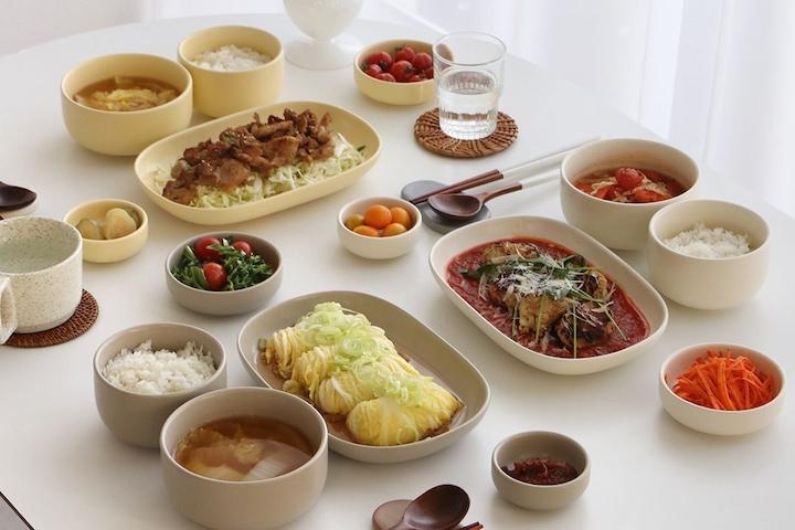 타블도트 에브리밀 2인 10P 식기세트 3color 신혼 그릇세트