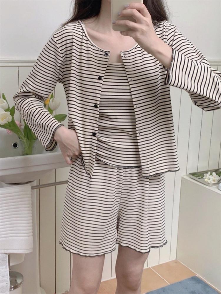 화이트 초코 여름 홈웨어 세트