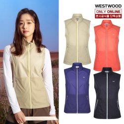웨스트우드 여성 솔리드 베스트_WM2WOVT622