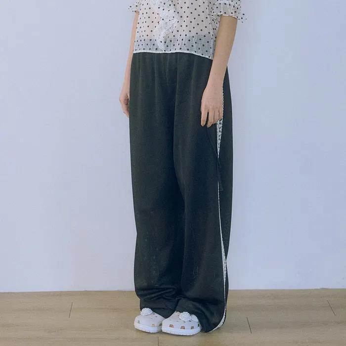 Air Mesh Track Pants_Black