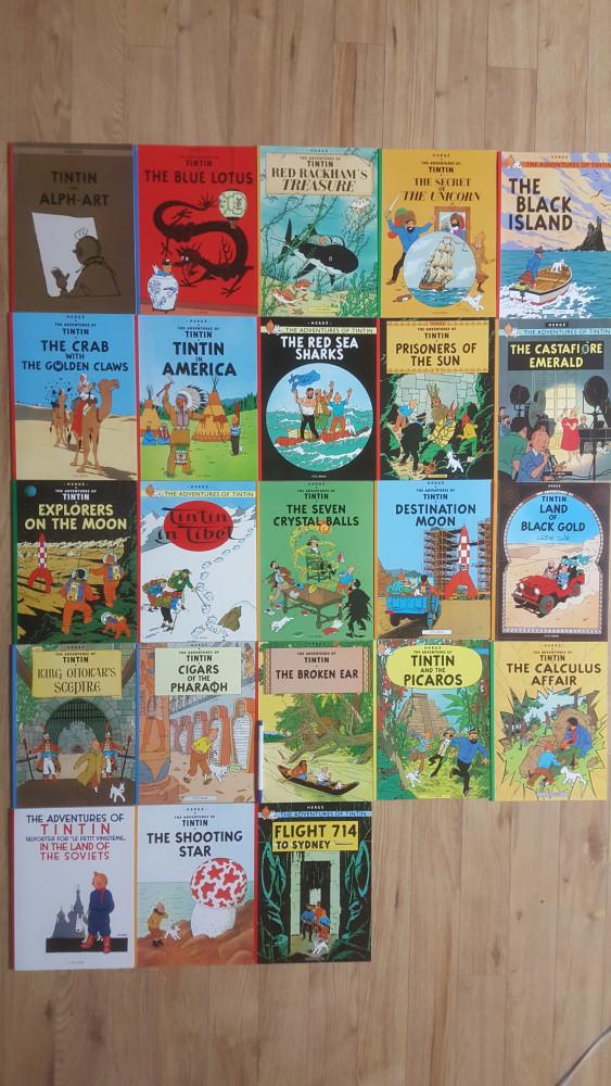 [새책](Lv.3) 땡땡의 모험 - The Adventures of Tintin - full set 23권