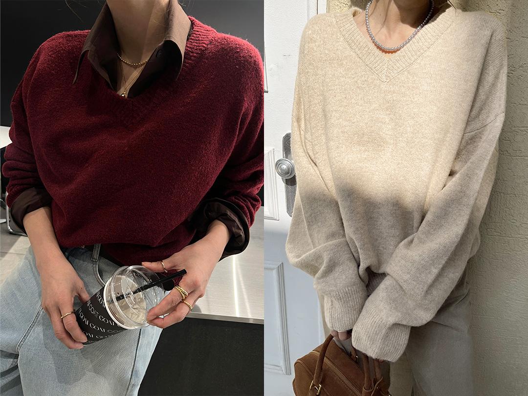 링토브 루즈핏니트(F10)