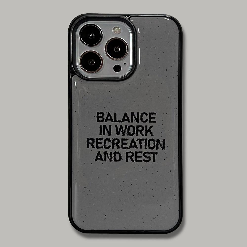 Gray Grunge 그레이 그런지 에폭시 범퍼 케이스