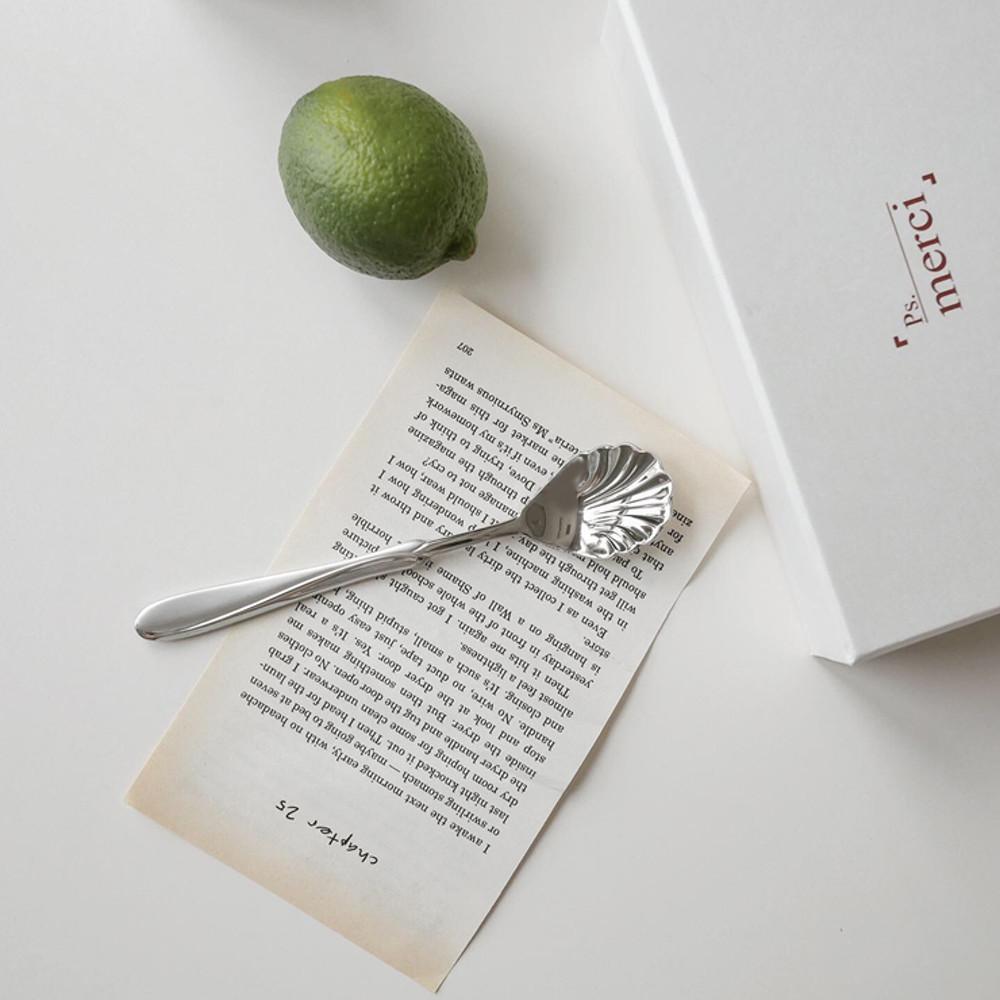 조개 티스푼 / 빈티지 티스푼 / 홈카페 / 카페 티스푼