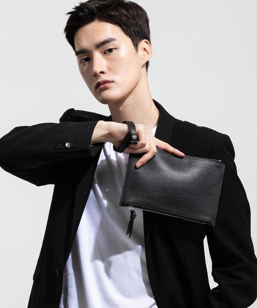 리버스집파우치  [블랙]