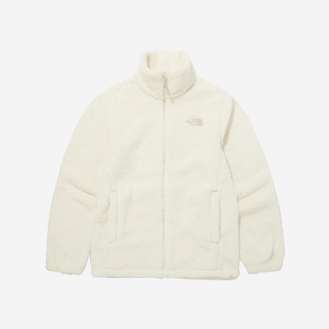 The North Face White Label Comfy Alpha Fleece Zip-Up Cream