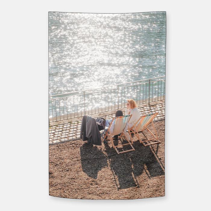 sunshower 쉬폰 패브릭 포스터