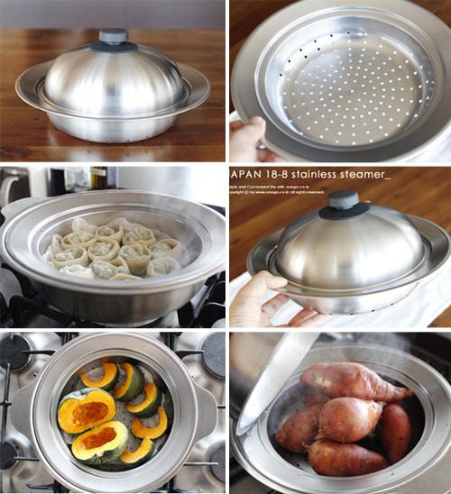 18-8 스텐레스 돔커버 찜기