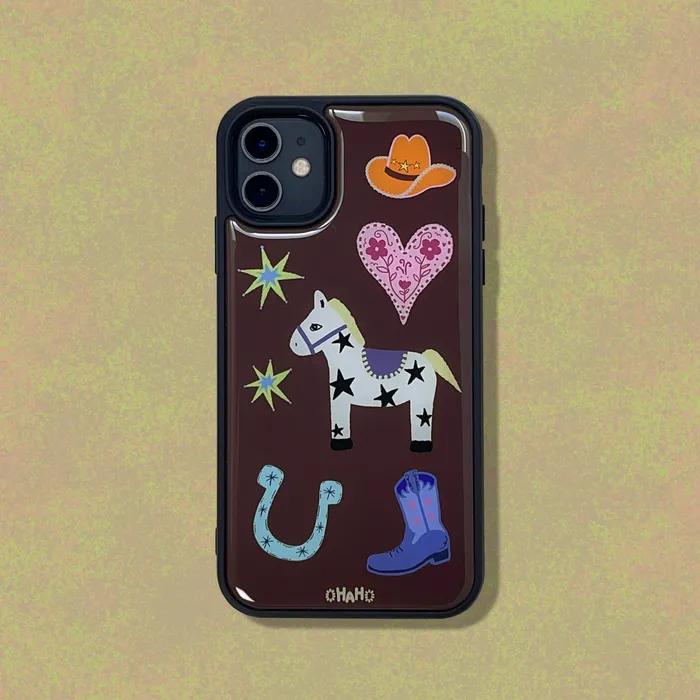 [+아이폰17] Cowboy Phone case (에폭시/글라스/맥세이프글라스)