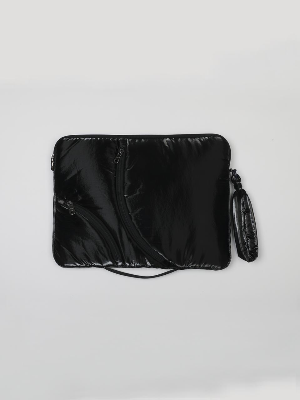 Lake 13" Laptop Clutch_Triple Black