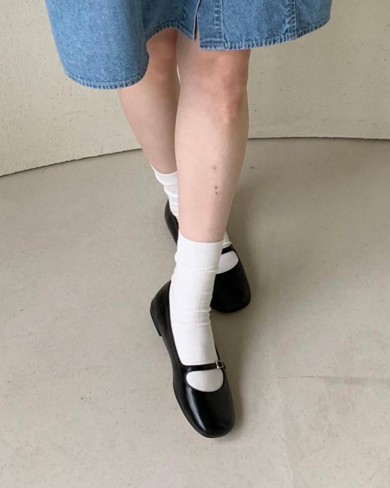 뮤트 1CM 데일리 메리제인 플랫 슈즈 (3color)