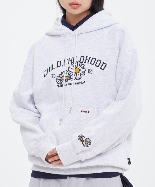 샤스타 데이지 후드_라이트 그레이