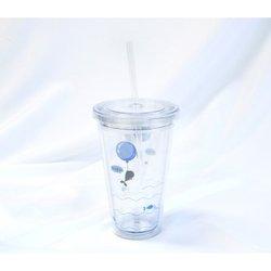 언더더씨 투명빨대컵 500ml