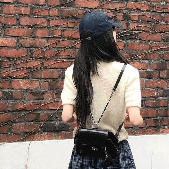 그레이레이즈 [폭닥💭/레이어드] 울믹스짜임R넥반팔니트티 (5color)