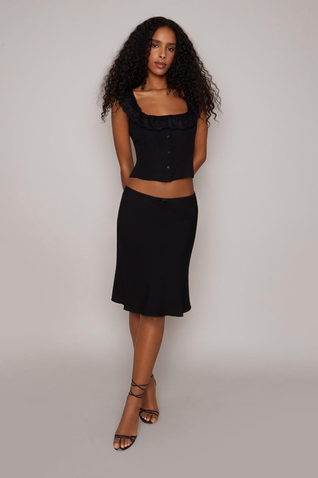 PALOMA SKIRT - BLACK / XXS