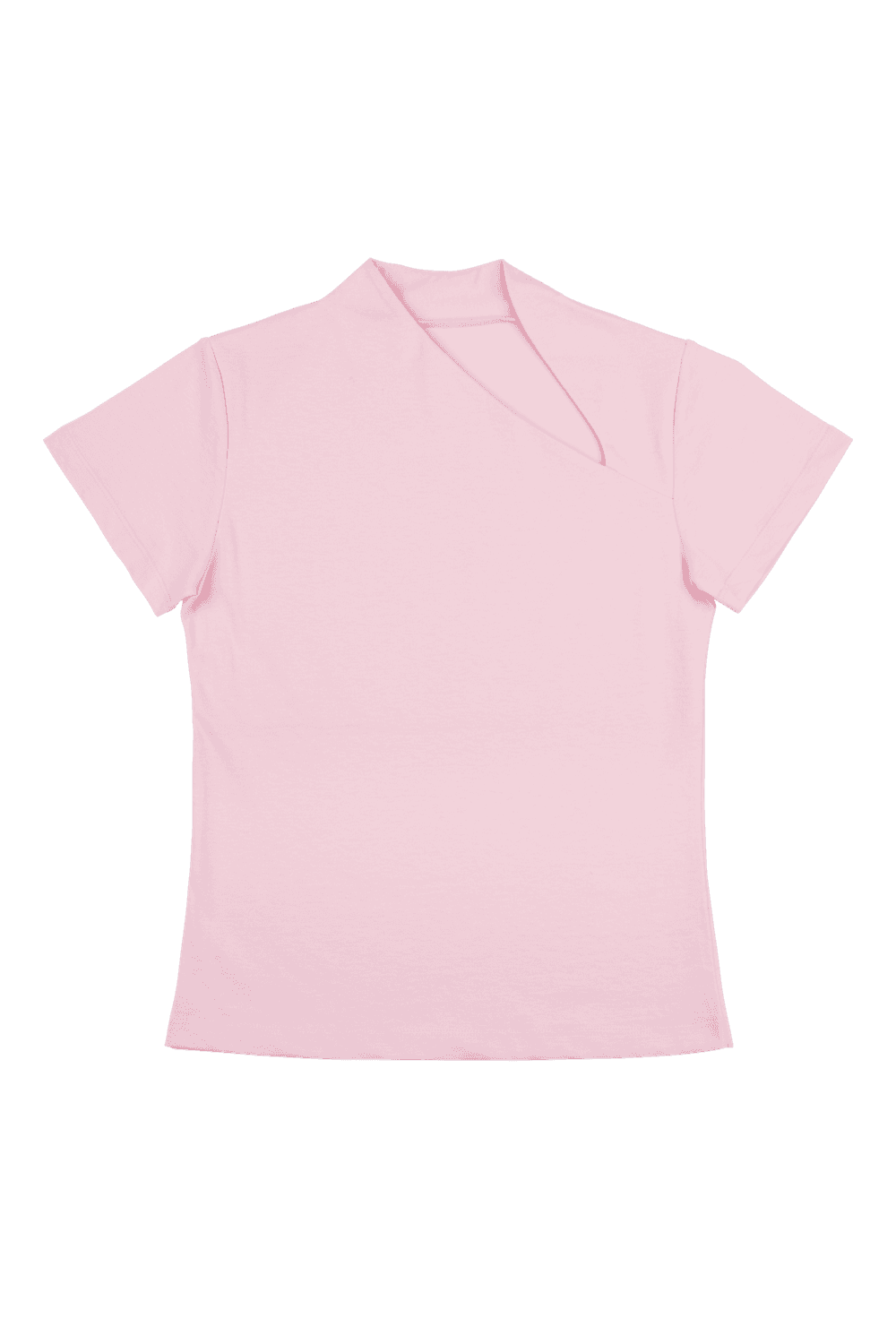 CUT OUT T-SHIRT -Pink-