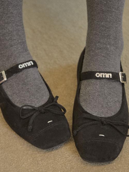 omn flat shoes[black]