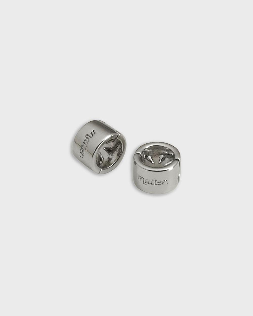 Drop disco pin  (Silver)